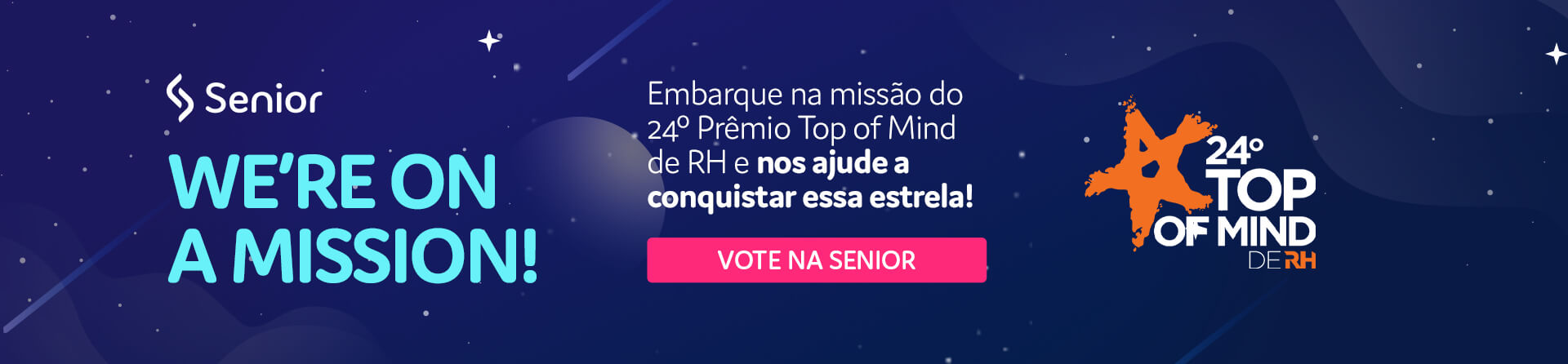 Vote na Senior para o prêmio Top of Mind de RH