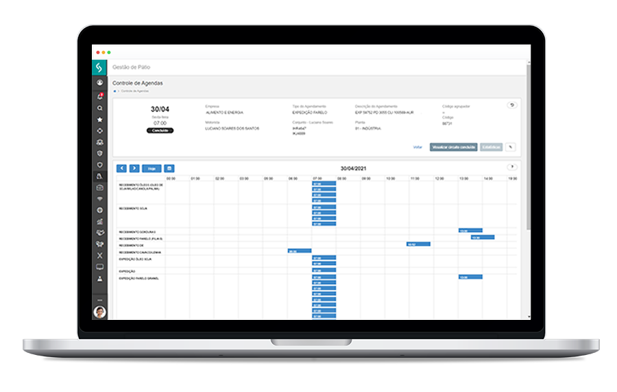 Tela Acompanhamentos e alertas