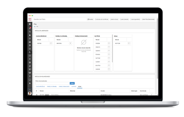 Tela do Controle de Circuitos