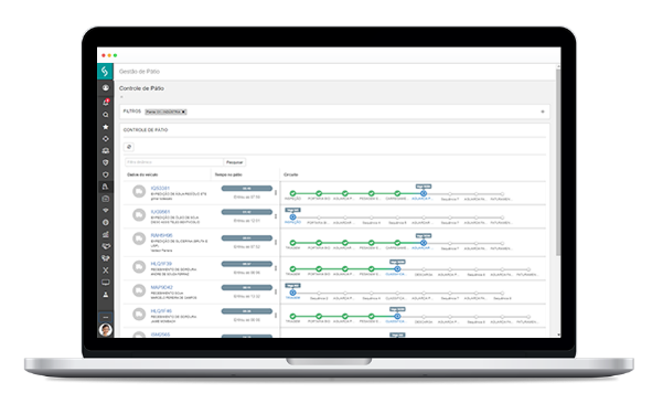 Tela do Acompanhamentos e Alertas