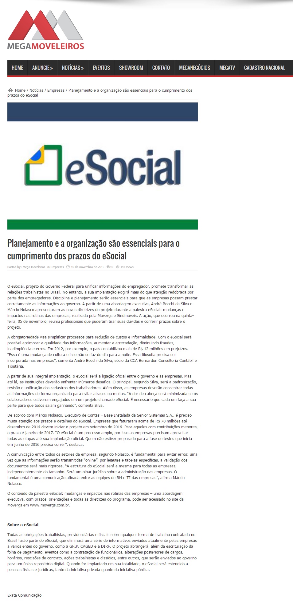 Planejamento e a organização são essenciais para o cumprimento dos prazos do eSocial