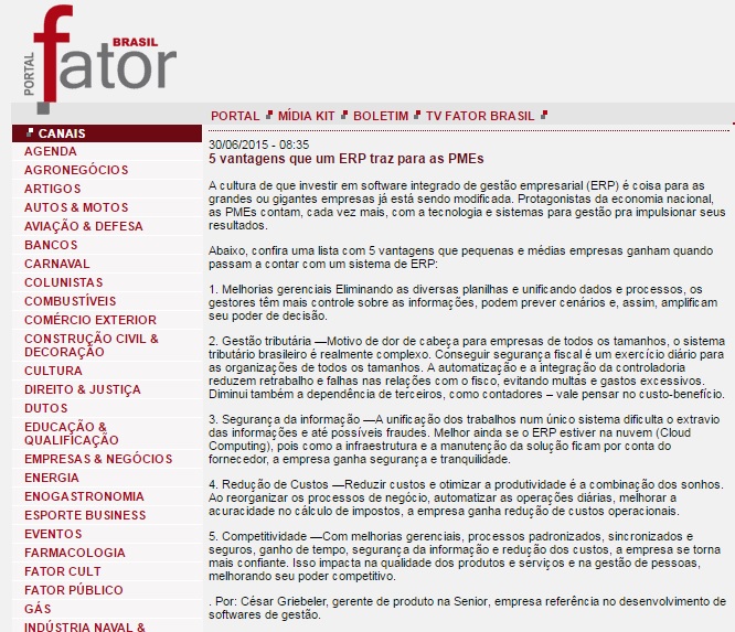 5 vantagens que um ERP traz para as PMEscomo criar um blog
