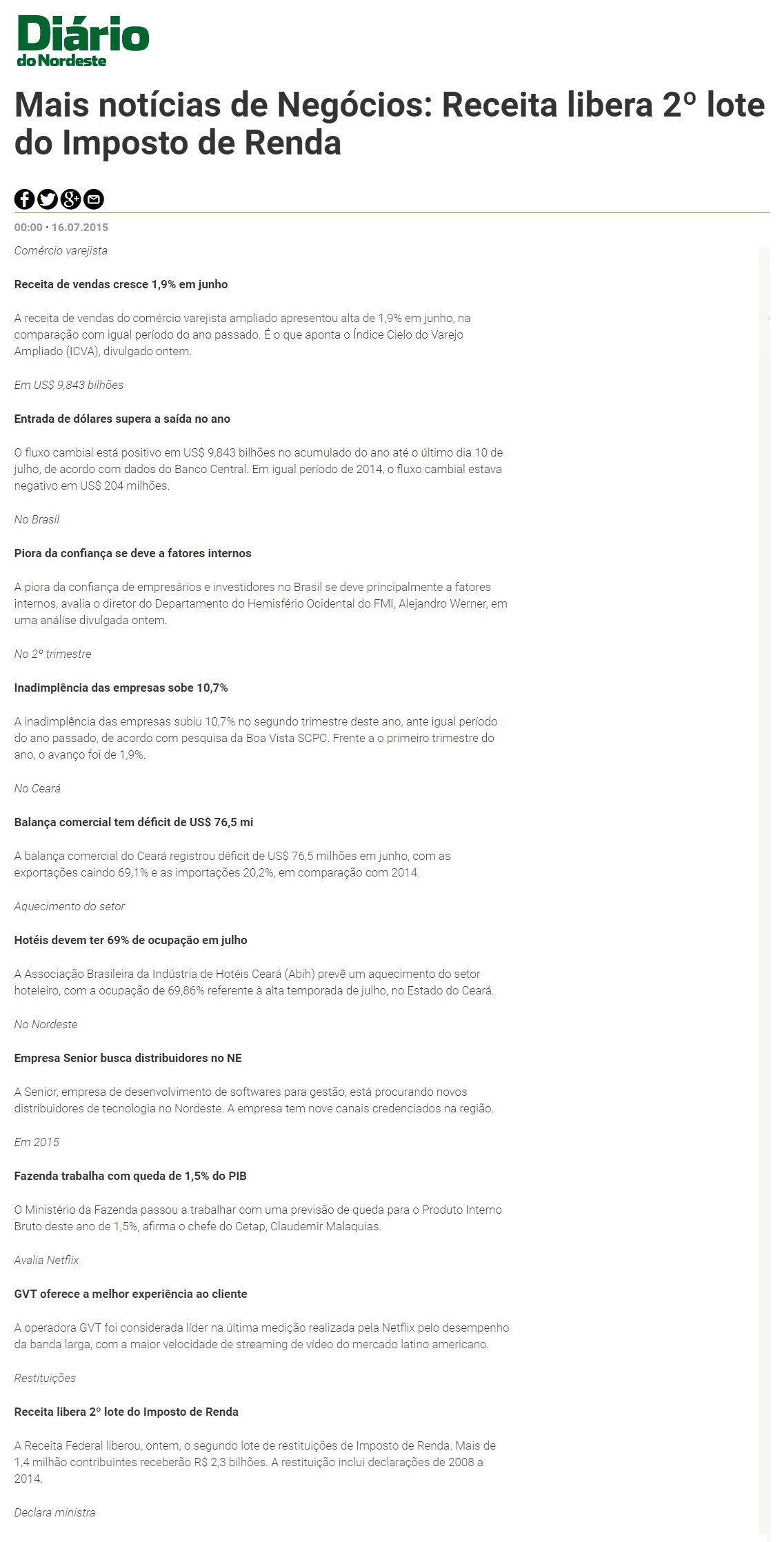 Empresa Senior busca distribuidores no NE