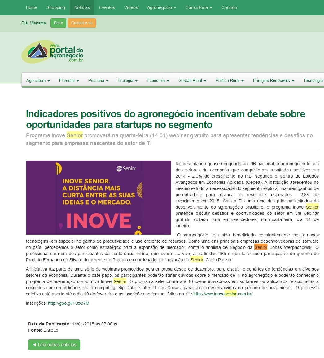 Indicadores positivos do agronegócio incentivam debate sobre oportunidades para startups no segmento