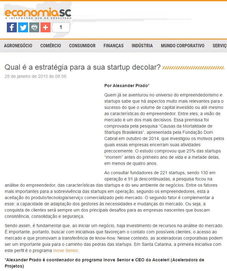 Qual é a estratégia para a sua startup decolar?
