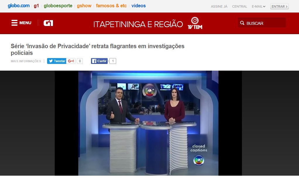 Série ‘Invasão de Privacidade’ retrata flagrantes em investigações policiais