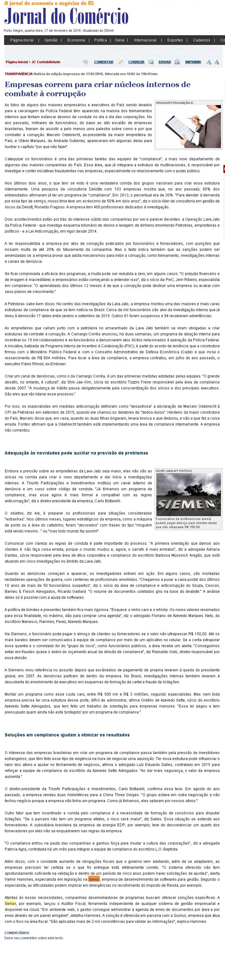 Empresas correm para criar núcleos internos de combate à corrupção