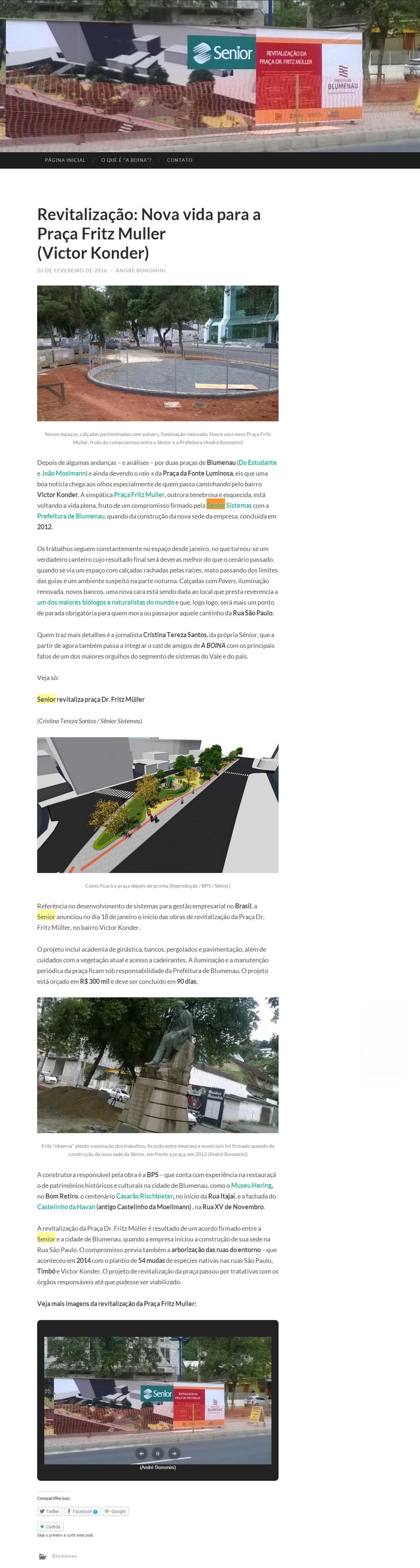 Revitalização: Nova vida para a Praça Fritz Muller (Victor Konder)