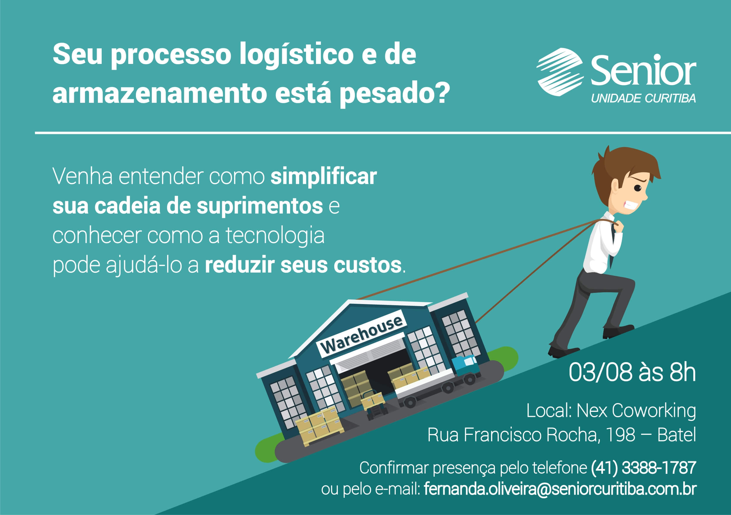 Canal de distribuição Senior Curitiba realiza palestra sobre Logística