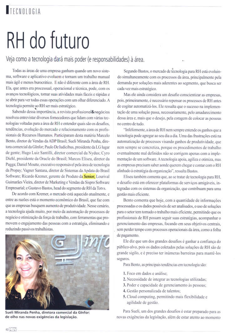 PROFISSIONAL & NEGÓCIOS | RH do futuro