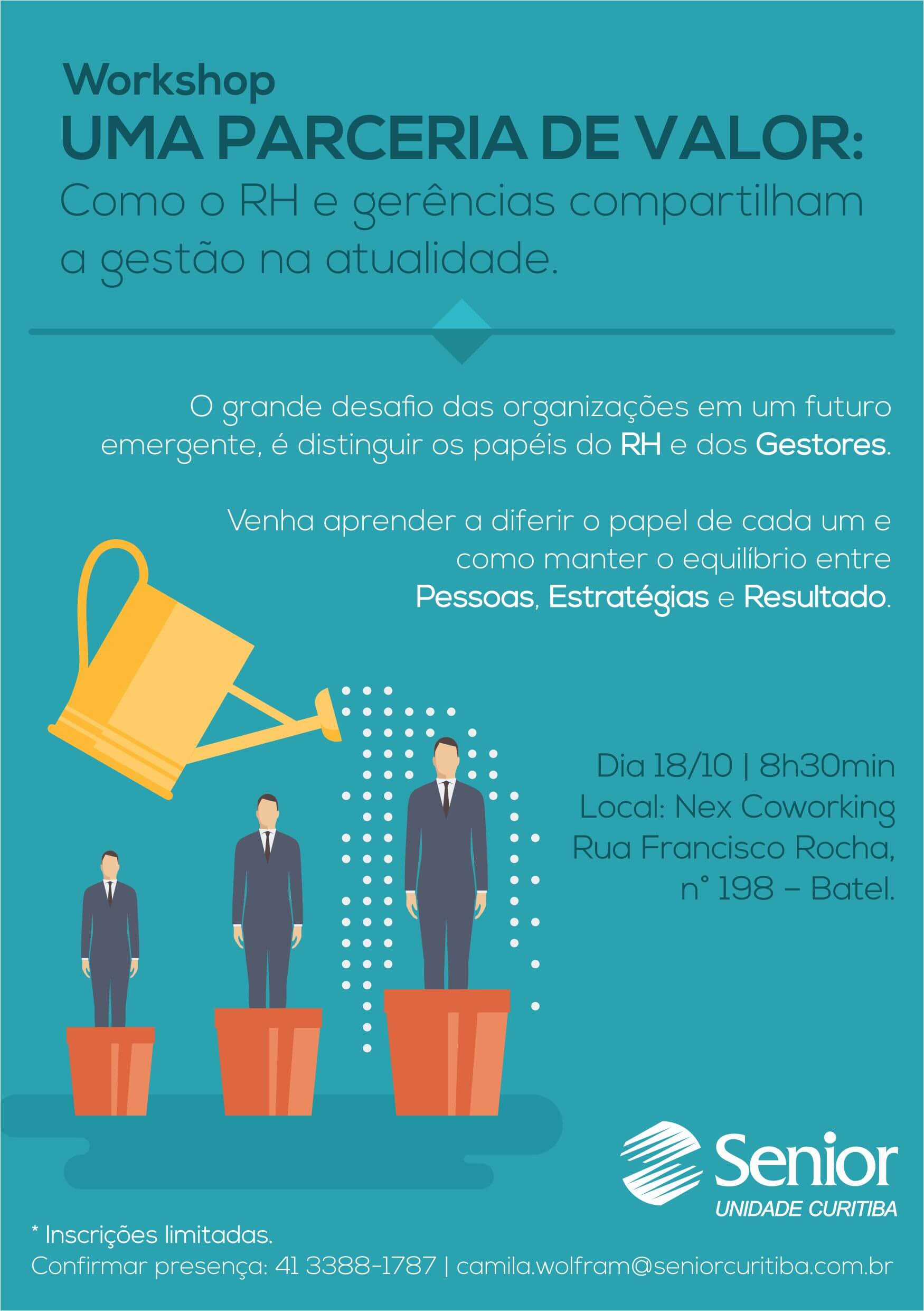 Senior apoia workshop sobre Gestão de Pessoas em Curitiba
