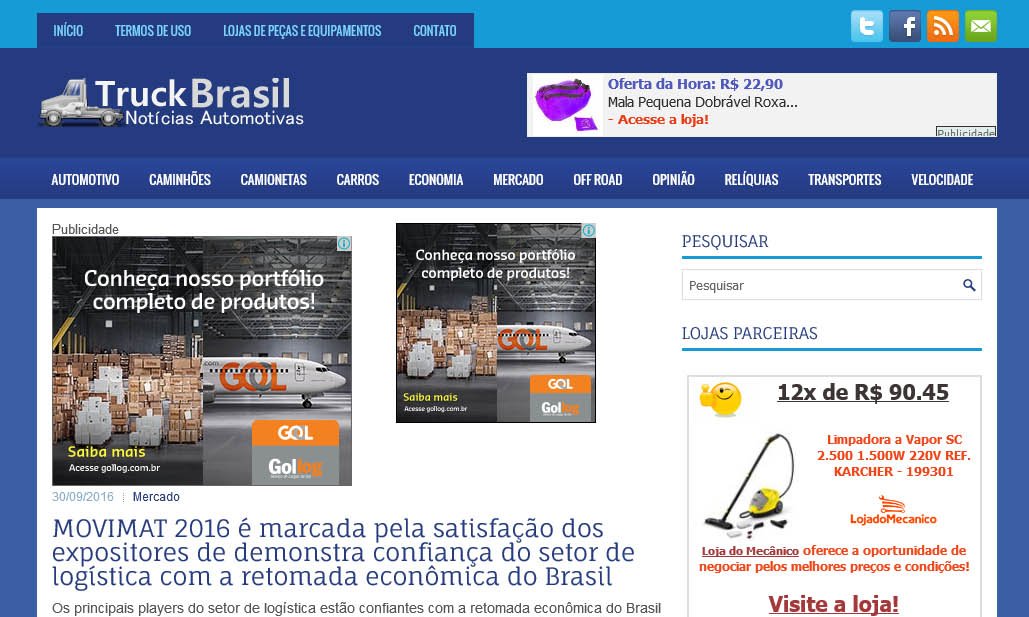 TRUCK BRASIL | Movimat 2016 é marcada pela satisfação dos expositores de demonstra confiança do setor de logística com a retomada econômica do Brasil