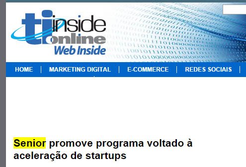 TI INSIDE | Senior promove programa voltado à aceleração de Startups