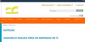UNIASSELVI | Uniasselvi realiza feira de empregos de TI