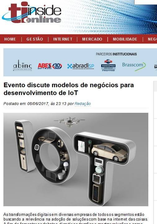 TI INSIDE | Evento discute modelos de negócios para desenvolvimento de IOT