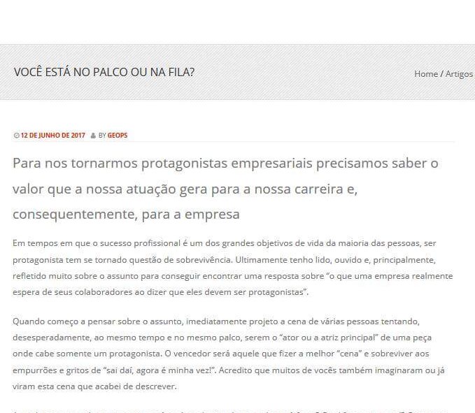 GEO SP | Você está no palco ou na fila