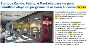 TI BAHIA | Startups Qendu, Intelup e MeuLeite passam para penúltima etapa do programa de aceleração Inove Senior