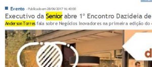 JORNAL DE BLUMENAU | Executivo da Senior abre 1º Encontro Dazideia de Blumenau