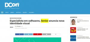 DCON | Especialista em softwares, Senior anuncia nova identidade visual