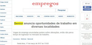 PCI CONCURSOS | Senior anuncia oportunidades de trabalho em diversas localidades