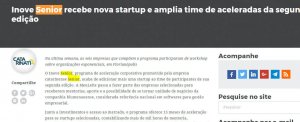 CATARINATI | Inove Senior recebe nova startup e amplia time de aceleradas da segunda edição