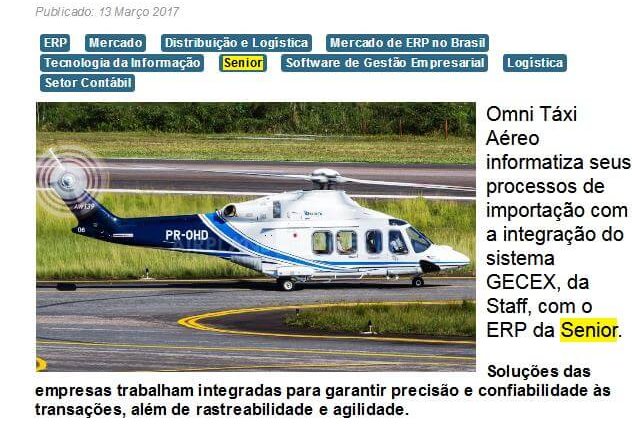 PORTAL ERP | Empresa de transporte aéreo agiliza processos com solução de gestão