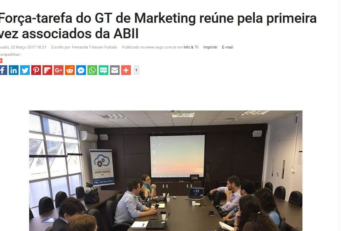 SEGS | Força-tarefa do GT de marketing reúne pela primeira vez associados da ABII