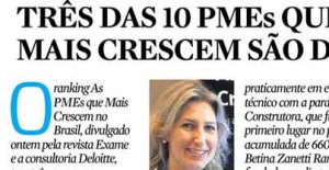 DIÁRIO CATARINENSE-RS | Três das 10 PMEs que mais crescem são de SC