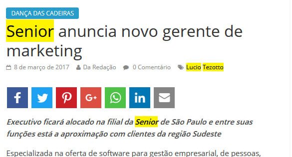 MUNDO RH | Senior anuncia novo gerente de marketing.