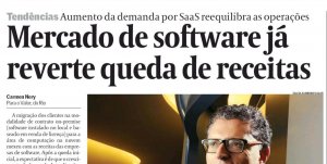 VALOR ECONÔMICO | Mercado de software já reverte queda de receitas
