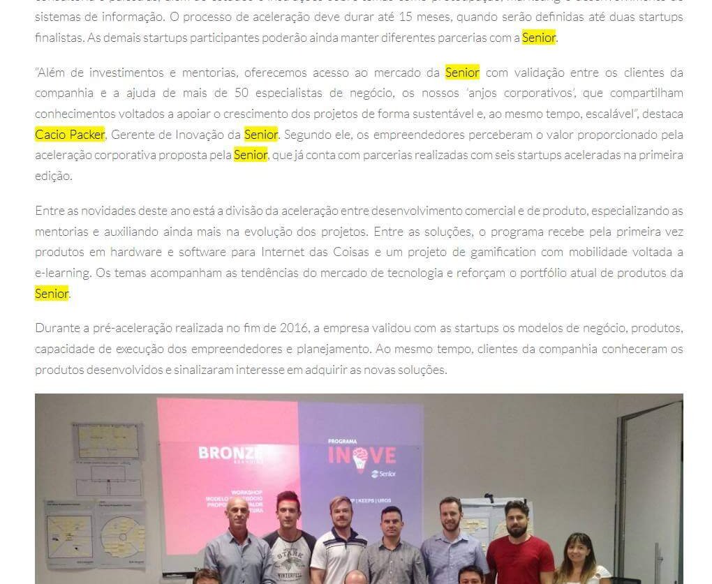 VIA UFSC | Segunda edição do Inove Senior inicia aceleração em Florianópolis.