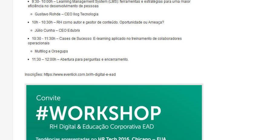 ACATE | RH digital e a educação corporativa a distância