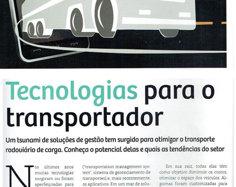 REVISTA LOGÍSTICA | Tecnologias para o transportador