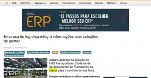 PORTAL ERP | Empresa de Logística integra informações com Soluções de Gestão