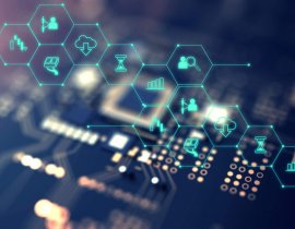 Rede de blocos ilustrando Blockchain
