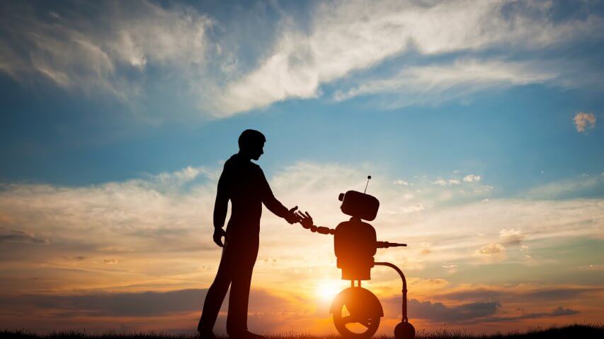 Humanos e máquinas juntos