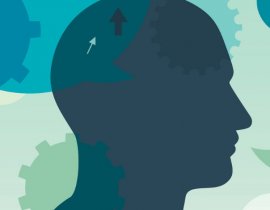 Ilustração colorida com vários elementos emocionais.