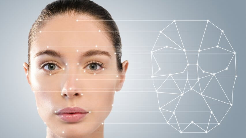 traços do reconhecimento facial